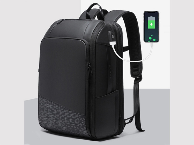 کوله پشتی ضد آب لپ تاپ 15.6 اینچ 35 لیتری یو اس بی دار بنج کد22005
