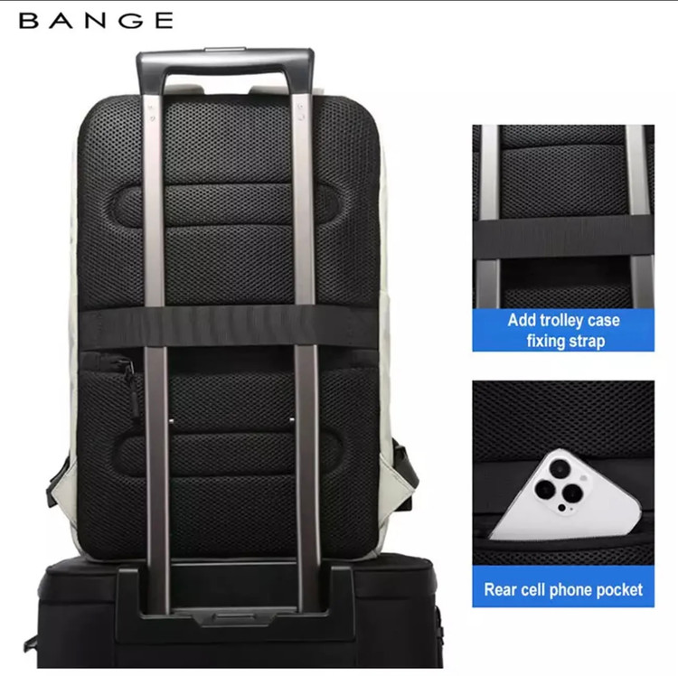 کوله پشتی لپتاپ 15.6 اینچ ضد آب 30 لیتری بنج Bange BG-7856