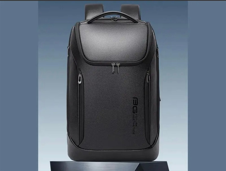 کوله پشتی لپ تاپ 15.6 اینچ چرم ضد آب یو اس بی دار بنج Bange BG-6623 Leather Laptop Backpack