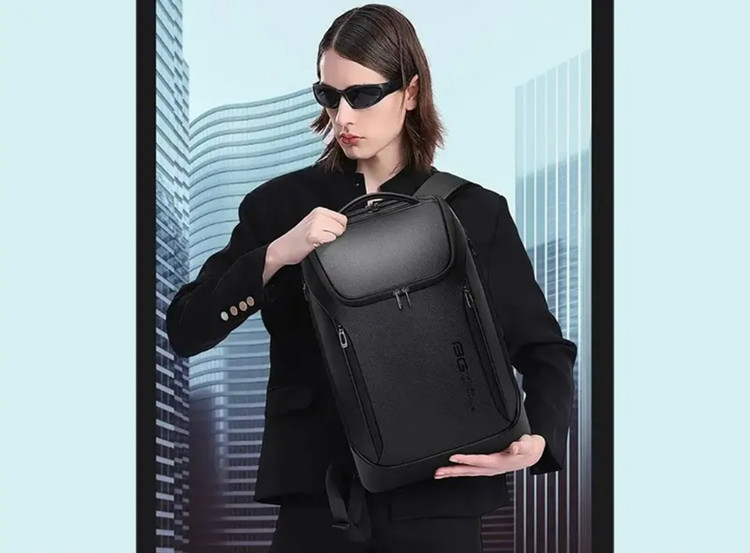 کوله پشتی لپ تاپ 15.6 اینچ چرم ضد آب یو اس بی دار بنج Bange BG-6623 Leather Laptop Backpack