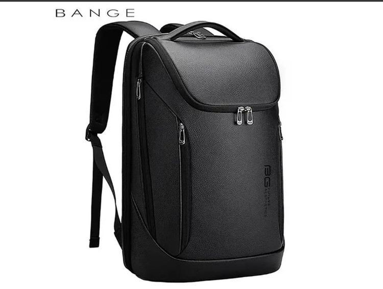 کوله پشتی لپ تاپ 15.6 اینچ چرم ضد آب یو اس بی دار بنج Bange BG-6623 Leather Laptop Backpack
