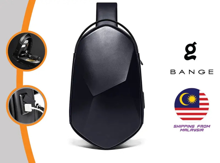 کوله تک بند منشوری با ظرفیت 7.9 اینچ دارای پورت USB بنج BANGE BG-7213 PRISM CROSSBODY BAG
