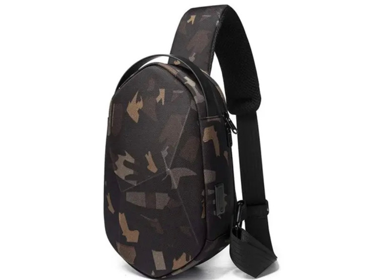 کوله تک بند منشوری با ظرفیت 7.9 اینچ دارای پورت USB بنج BANGE BG-7213 PRISM CROSSBODY BAG