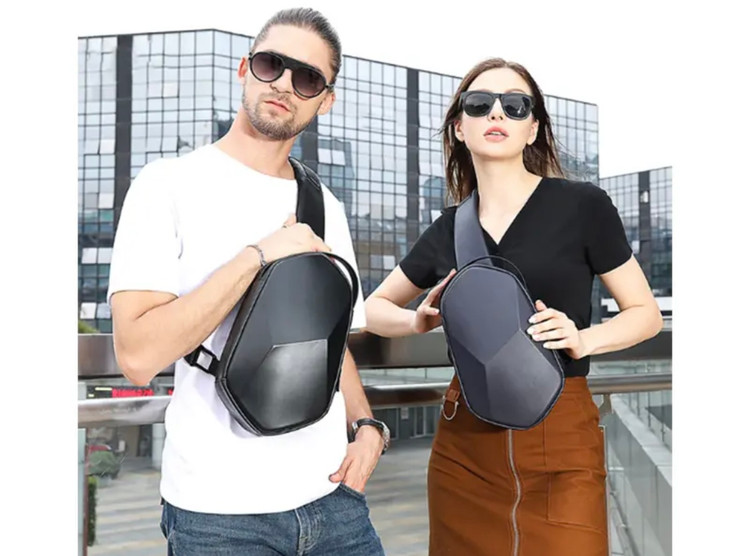 کوله تک بند منشوری با ظرفیت 7.9 اینچ دارای پورت USB بنج BANGE BG-7213 PRISM CROSSBODY BAG
