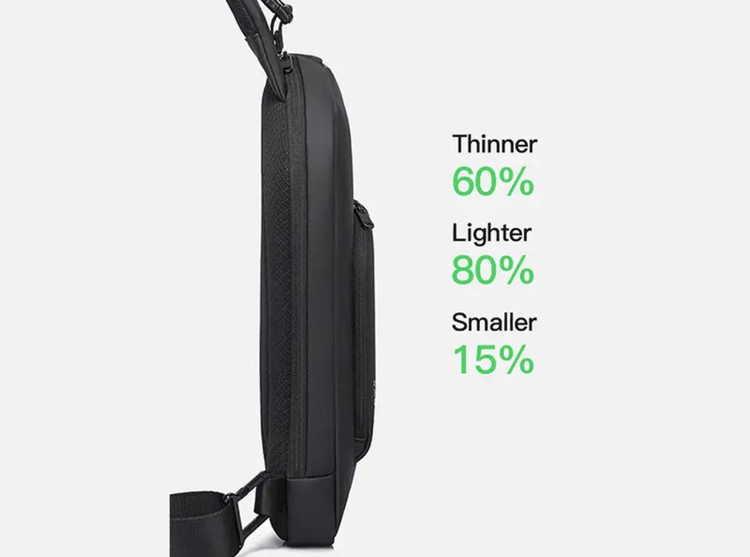 کوله تک بند ضد آب بنج Bange BG-7312 Men Microfiber Leather Crossbody Chest Bag