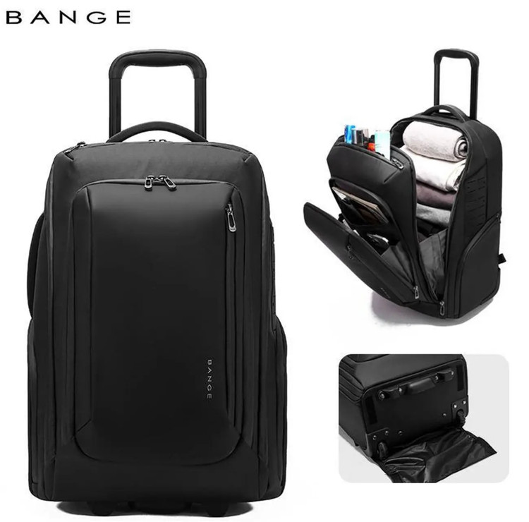 کوله پشتی مسافرتی چرخ دار 50 لیتری بنج BANGE BG-8079